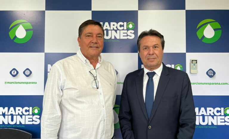 Em Curitiba, Gaiari agradece deputado Marcio Nunes por apoio à Expo Umuarama 2023