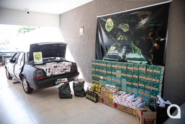 BPFron de Umuarama apreende R$ 80 mil em produtos contrabandeados na PR-486