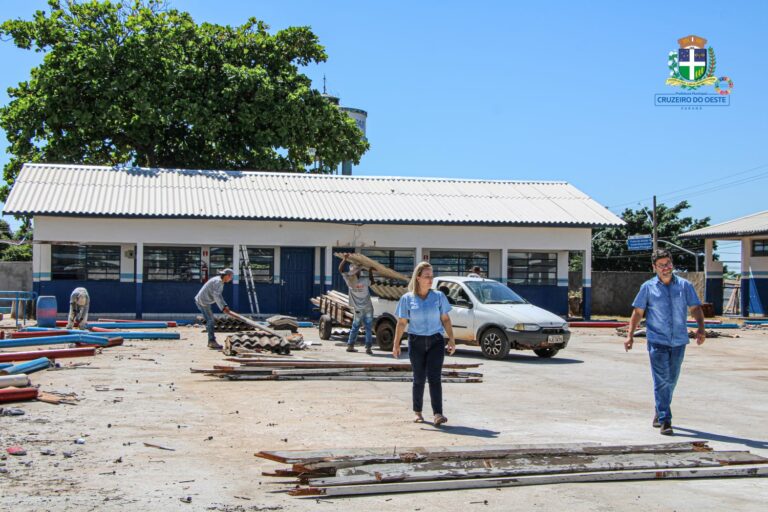 Cruzeiro do Oeste: prefeitura investe em reforma na escola municipal Tasso da Silveira