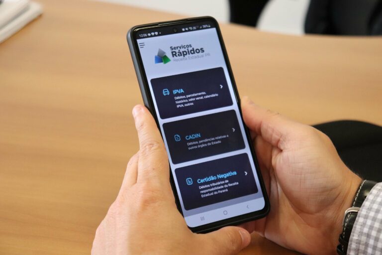 Receita Estadual do Paraná lança aplicativo com serviços disponíveis aos contribuintes