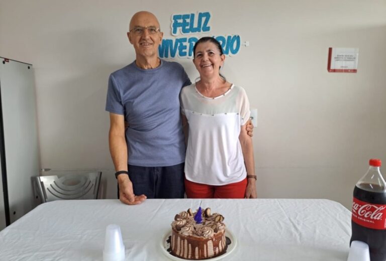 Casal comemora 4 anos atuando como voluntários do Hospital Uopeccan