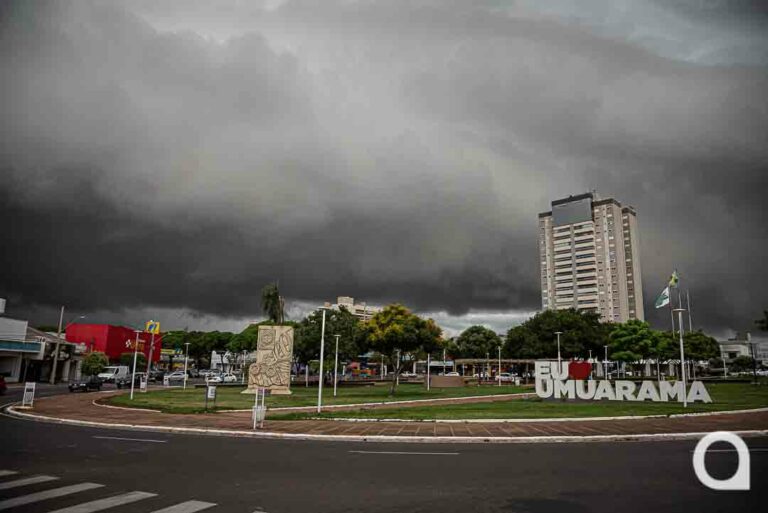 Umuarama tem previsão de chuva nesta quinta-feira; confira os horários