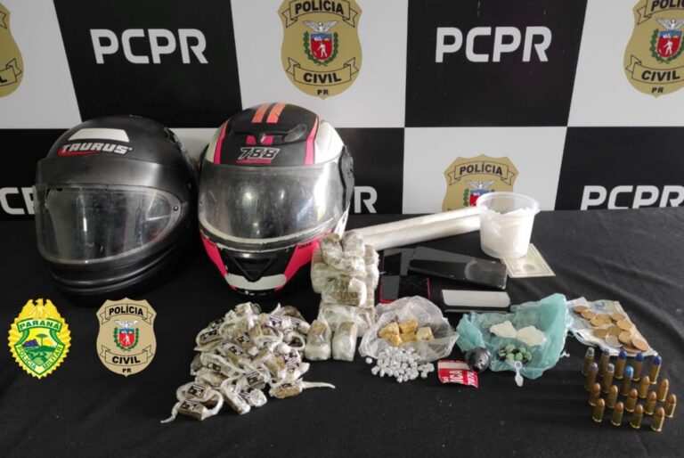 Policiais apreenderam drogas e munições com adolescente alvo da Operação Cronos IV