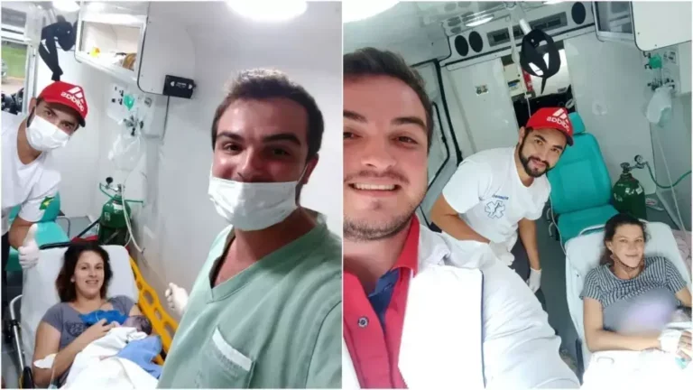 Duas bebês nascem dentro da mesma ambulância e no mesmo dia no Paraná