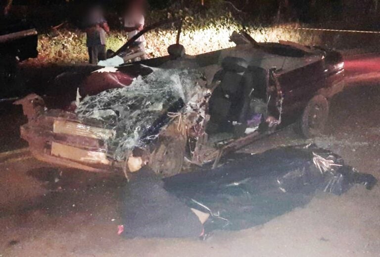 Condutor morre e 6 pessoas ficam feridas em colisão na PR-573; entre elas estão 4 crianças