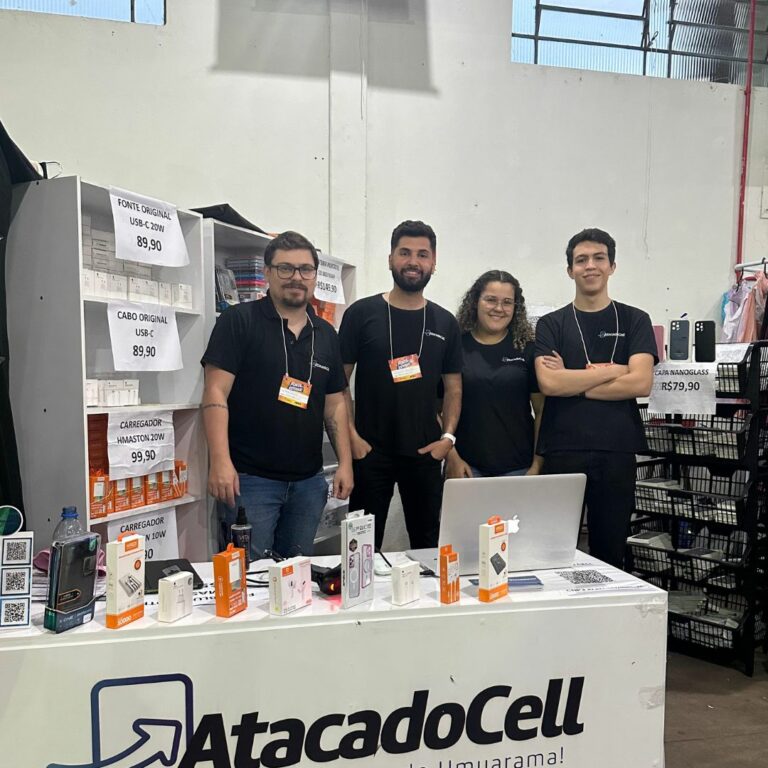 Atacado Cell faz sucesso na Feira Ponta de Estoque com iPhones a partir de 1.749