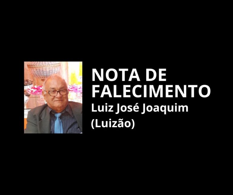 Com pesar, comunicamos o falecimento do sr Luiz José Joaquim, o Luizão, aos 94 anos