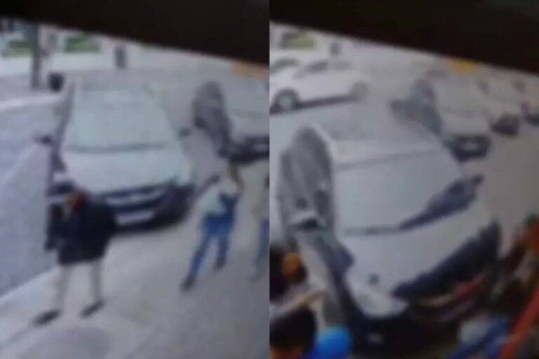 Motorista invade calçada e atropela mulher com bebê no colo; condutor afirma que passou mal