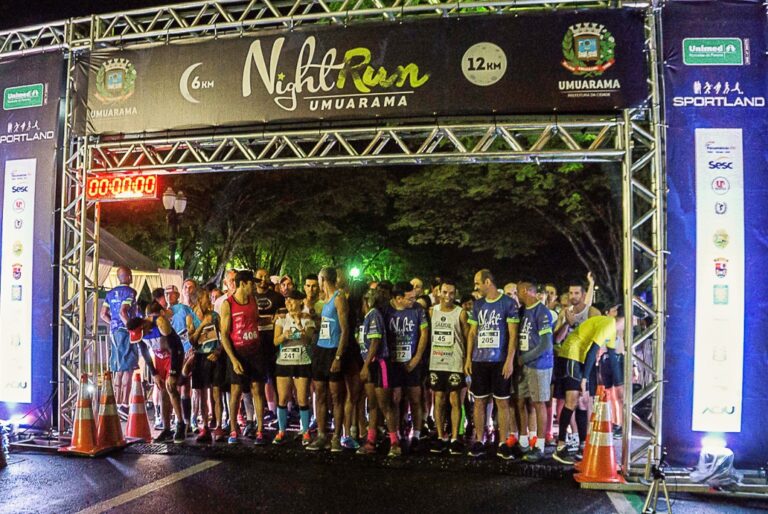 Tradicional corrida de rua Night Run Umuarama 2023 será realizada neste sábado