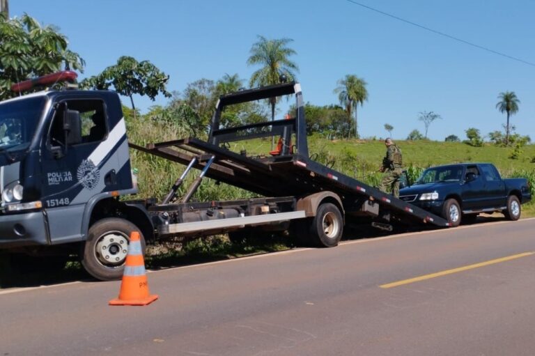 Em Umuarama, equipe do BPFron recupera veículo furtado em Campo Mourão