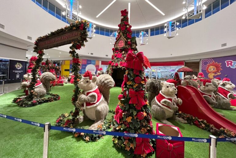 Chegada do Papai Noel abre o Natal do Shopping Palladium Umuarama nesta quarta-feira