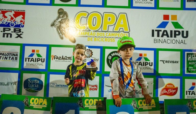 Talento mirim do bicicross de Umuarama vence etapa da 3ª Copa Campeão dos Campeões