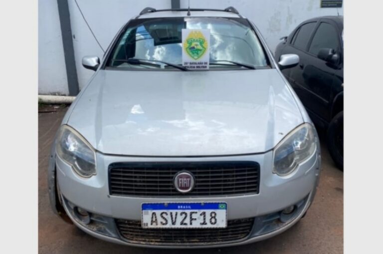 Fiat Strada roubada na Estrada Pavão é localizada após ser abandonada em Umuarama