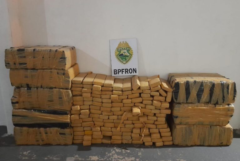 BPFron apreende adolescente conduzindo veículo com 300 quilos de maconha em Tapira