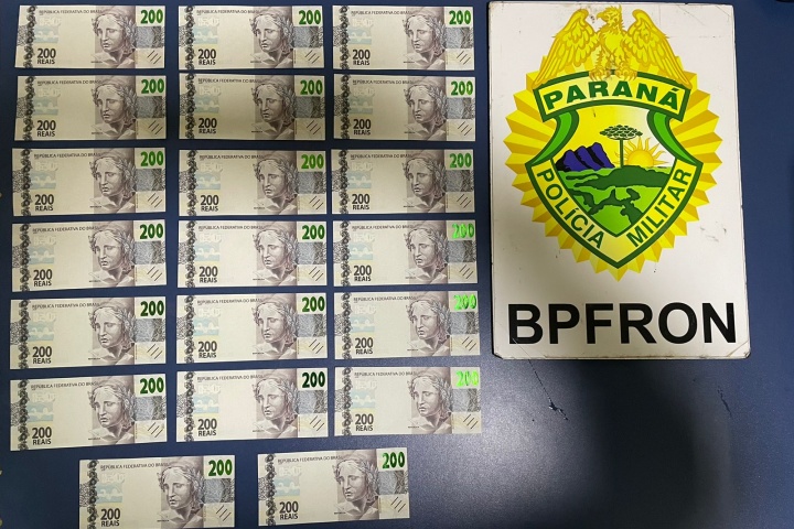 Jovens que adquiriram R$ 4 mil em notas falsas são presos pelo BPFron