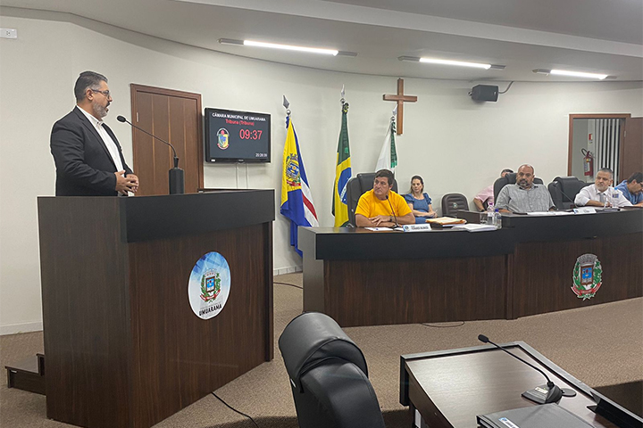 Defesa Civil de Umuarama apresenta trabalho em sessão da Câmara de Vereadores