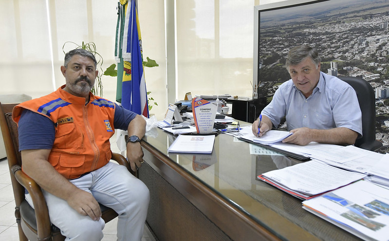 Plano de Contingência para situações de desastre é assinado pelo prefeito Pozzobom