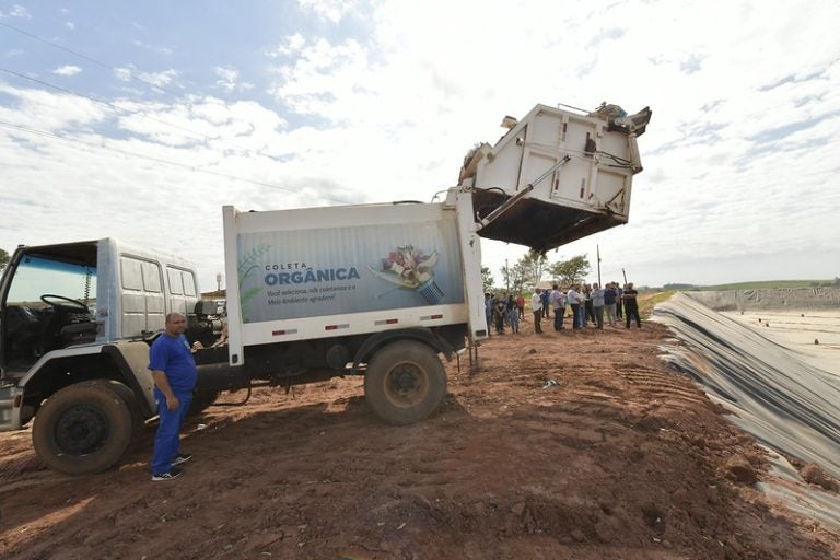 Nova célula para recebimento de lixo orgânico está pronta no aterro sanitário