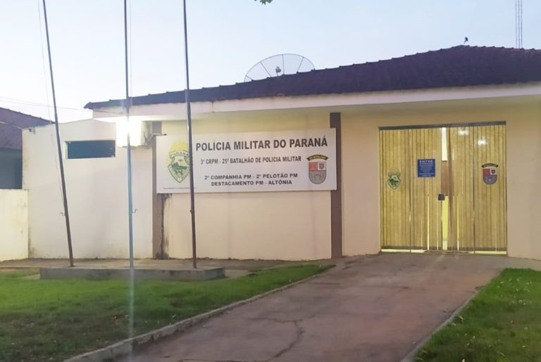 PM cumpre mandado de prisão contra morador de Altônia por porte ilegal de arma de fogo