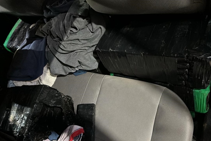 Fuga e colisão: PRF apreende 265 quilos de maconha em carro de traficante na BR-272