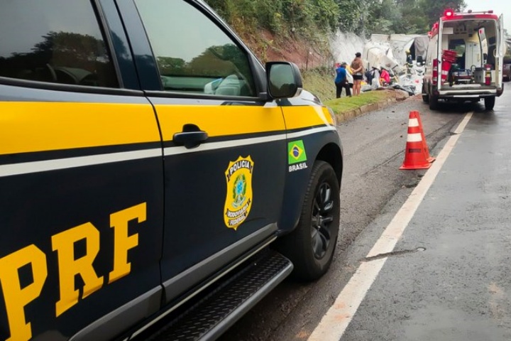 PRF aponta alta no número de mortes e acidentes em rodovias federais no Paraná