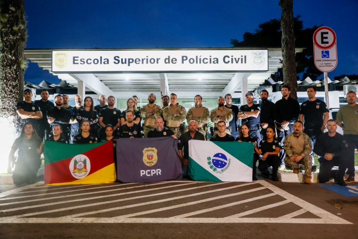 Mais 30 policiais civil do Paraná vão para o Rio Grande do Sul reforçar ações de segurança