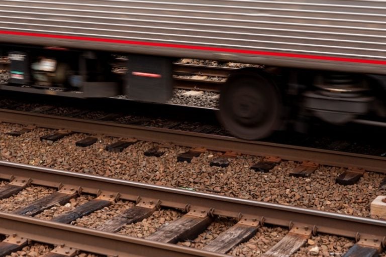 Train Railway Closeup