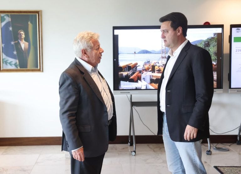 Prefeito eleito de Umuarama é recebido no Palácio Iguaçu pelo governador Ratinho Junior