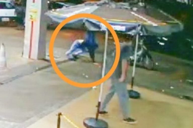 Video Mostra Homem E Baleado Em Patio De Posto De Combustiveis Em Maringa 780x470