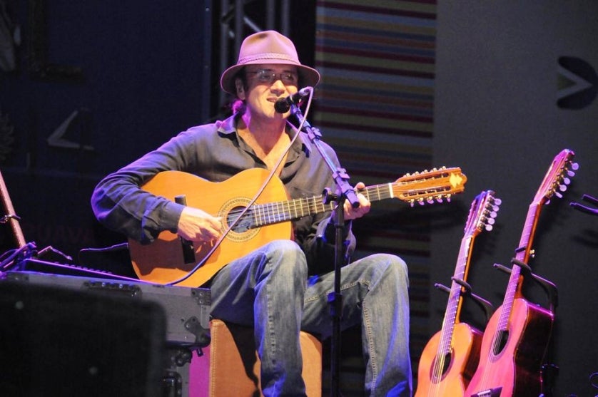 Almir Sater Durante Show De Sábado Em Umuarama. Foto: J A Sabino