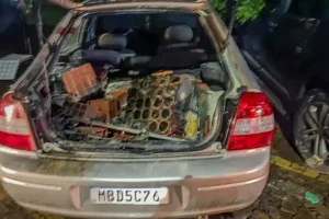 Veiculo Carregado De Fogos De Artificio Que Explodiu