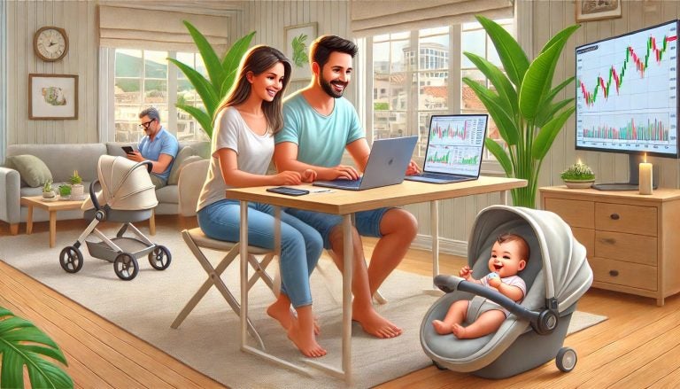 Brazilian Couple Trading With Baby