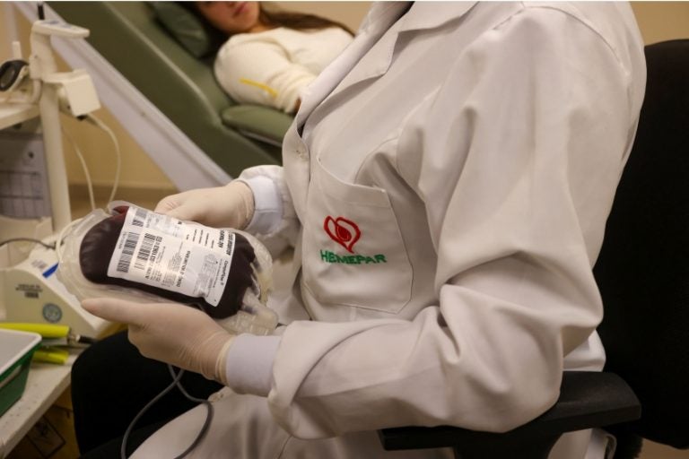 Hemepar, Doação De Sangue Foto Gilson Abreu