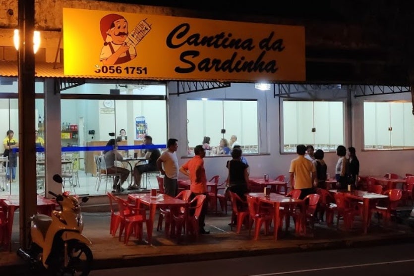Fachada da Cantina da Sardinha em Umuarama