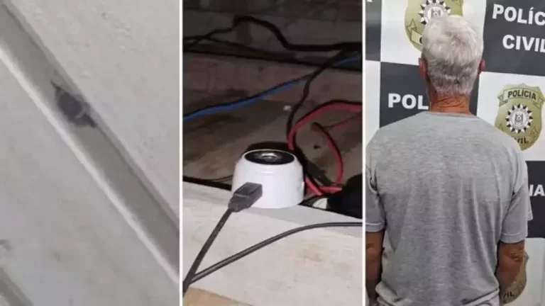 Avo Preso Por Instalar Camera No Banheiro Para Ver Netas no Banho