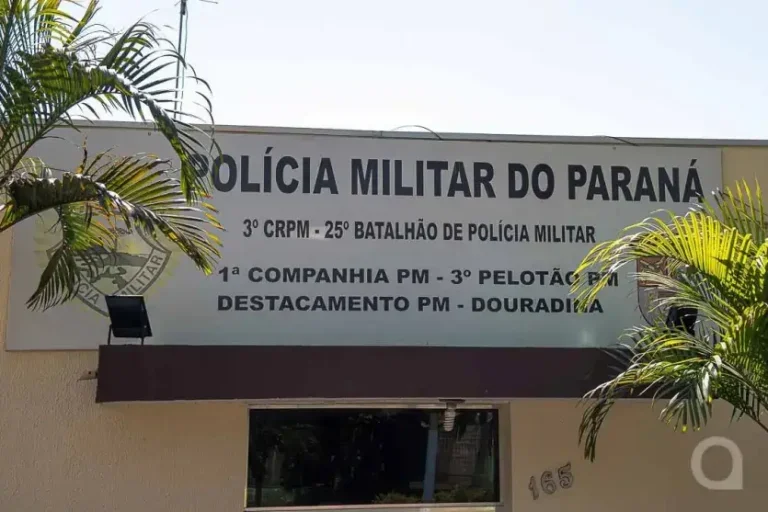 Moto Furtada Em Douradina Destacamento Pm