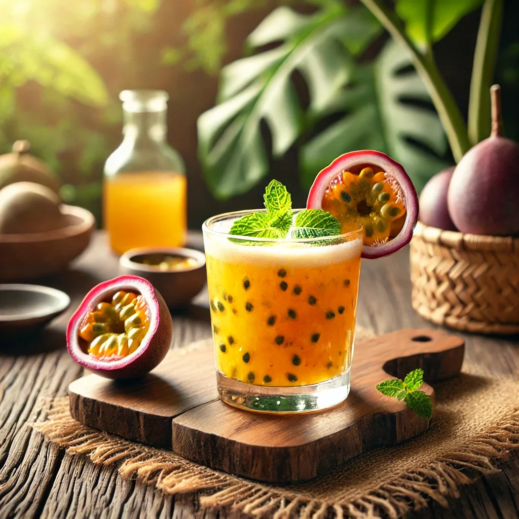 Suco De Maracujá Com Batata Doce