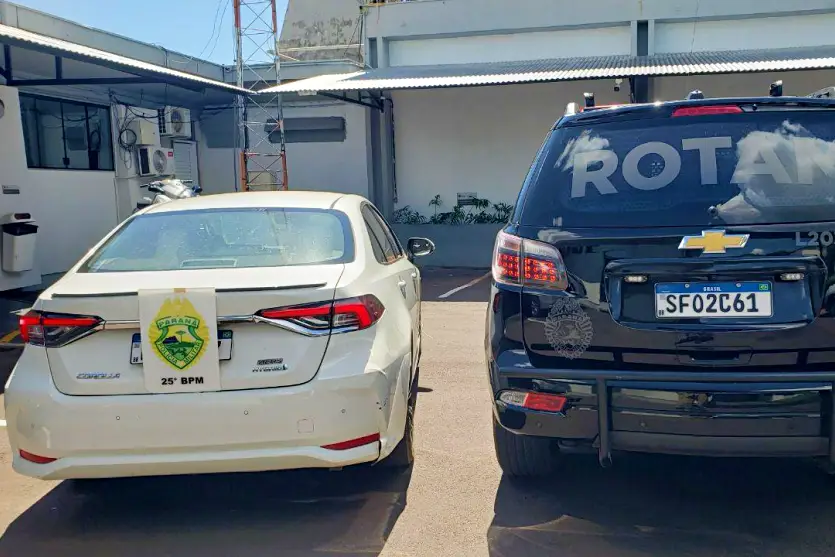 Corolla Furtado Em Douradina é Localizado Pela Pm Em Santa Elisa (1)