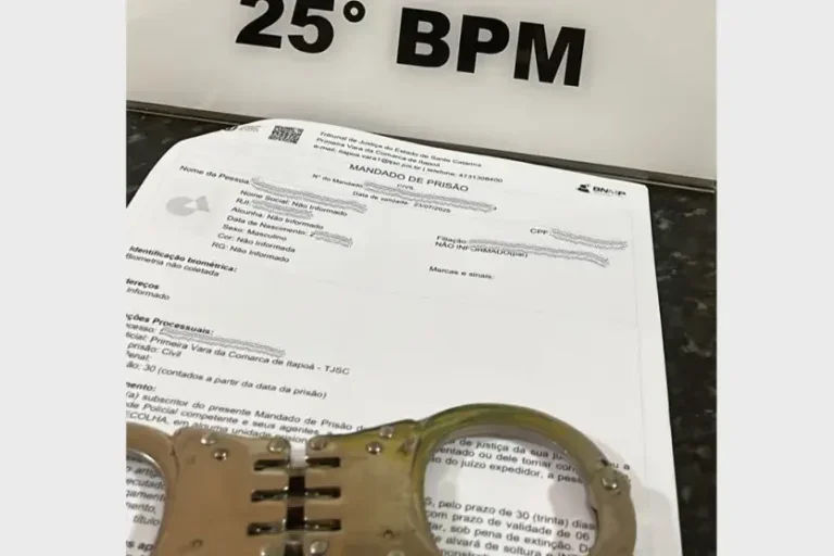 mandado de prisão expedido por falta de pagamento de pensão alimentícia