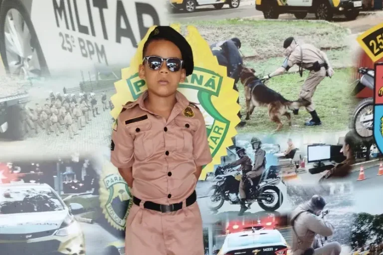 Menino De Alto Piquiri Realiza Sonho De Conhecer O Batalhão Da Pm (1)