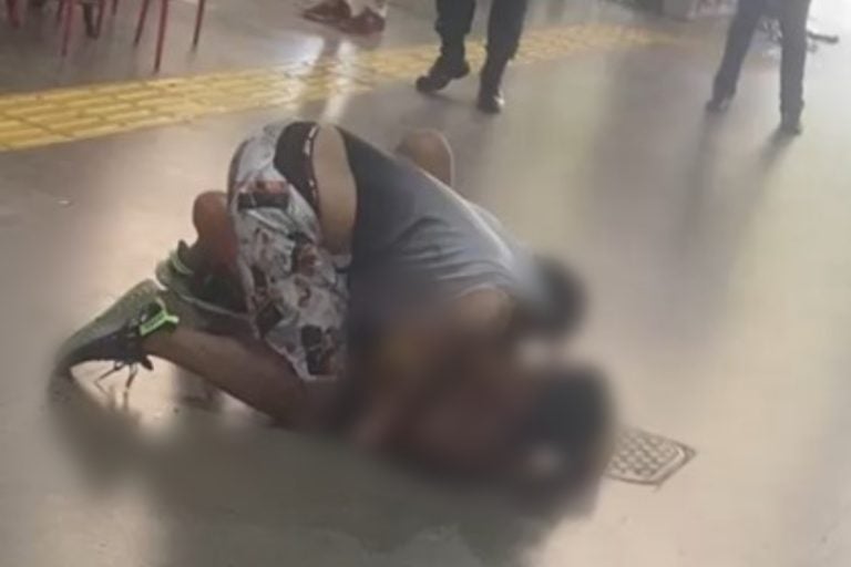 Vídeos de esfaqueamento em rodoviária não são de Umuarama. Na foto, um momento do conflito.