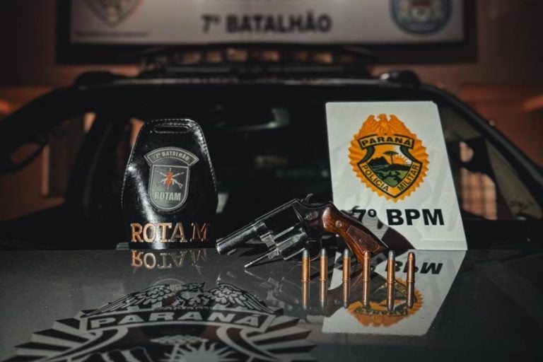 Motorista é preso com arma em Cruzeiro do Oeste.