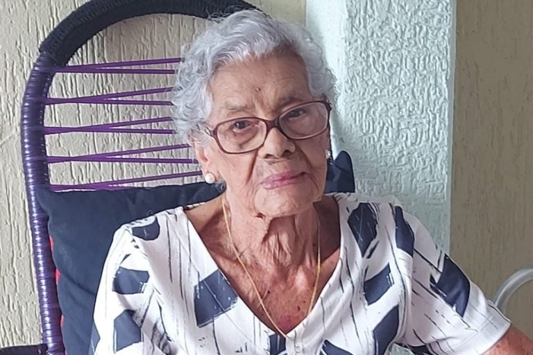 Idosa comemora 104 anos: viúva desde 1962, dona Santina Pereira de Morais teve 11 filhos, dos quais sete estão vivos
