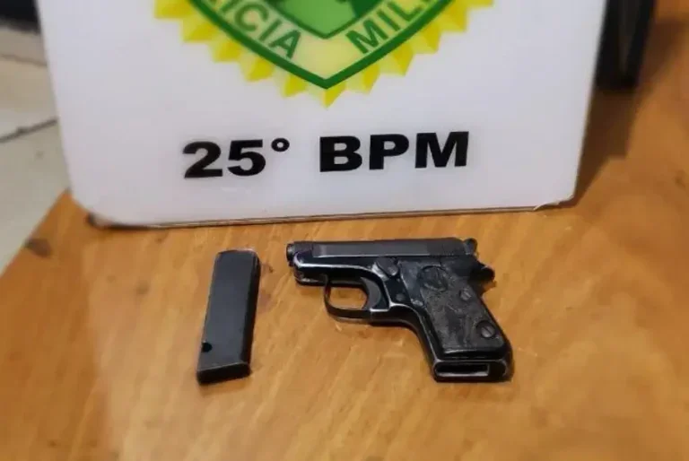 Pistola Encontrada Embaixo De Banco De Corsa Em Umuarama