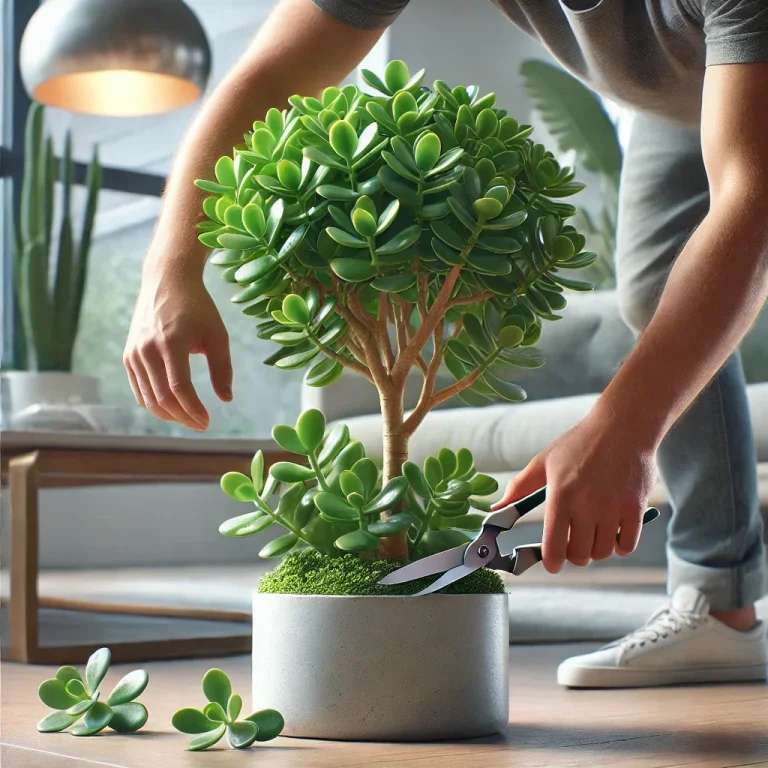 Planta Jade (crassula Ovata) Recebendo Cuidados Em Um Ambiente Agradavel (1)