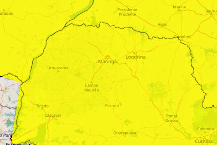 Possibilidade De Chuva Intensa Atingir A Região De Umuarama (1)