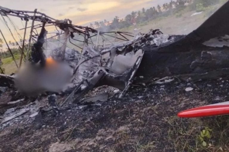 Queda de avião: A aeronave caiu em uma região de difícil acesso.