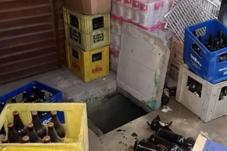 Suspeito se sequestrar e violentar criança: a menina estava com as mãos amarradas dentro de um buraco concretado, coberto por caixas de cerveja.