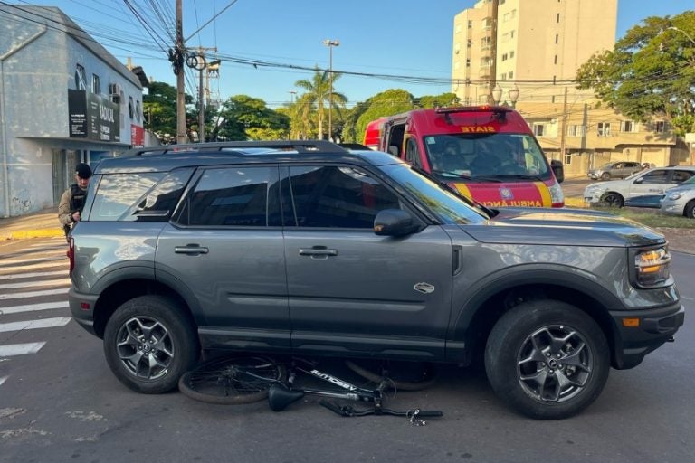 Acidente: a ocorrência foi registrada na manhã desta quinta-feira (27).