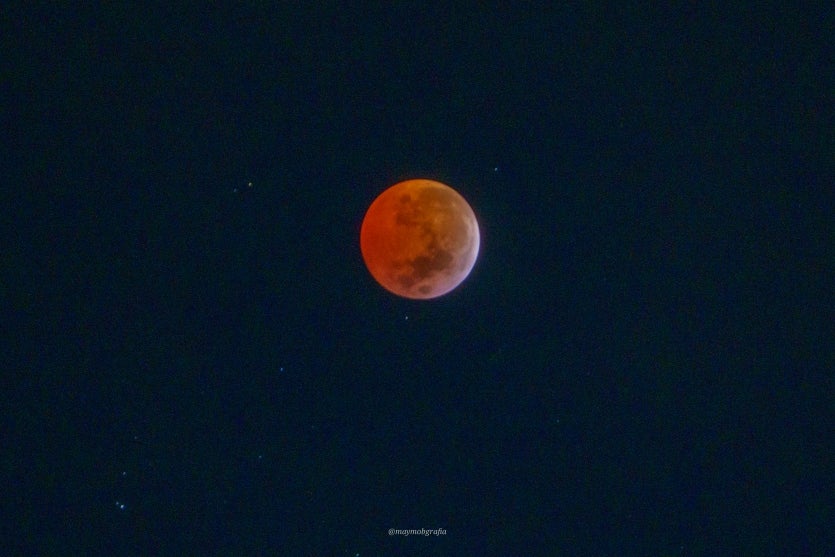 Fotógrafos De Umuarama Registram O Eclipse Total Da Lua Mayara (2)